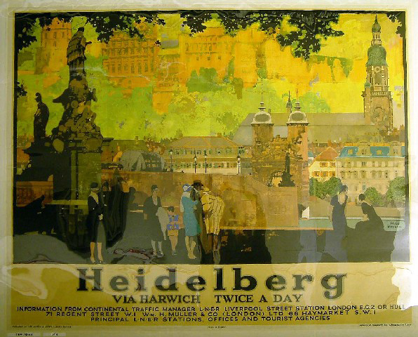 Heidelberg via Harwich (poster)