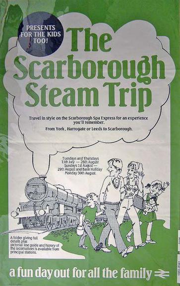 BR(E) poster. The Scarborough Steam Trip, 1982