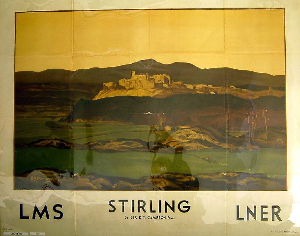 Colour railway poster 'Stirling'