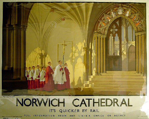 It's Quicker by Rail - Norwich Cathedral