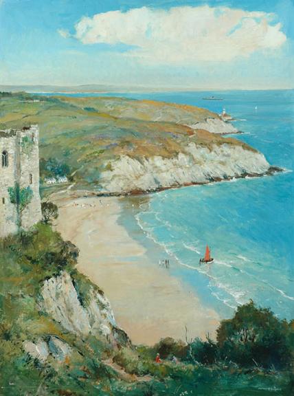 Gower Coast (painting; oil painting; poster artwork)