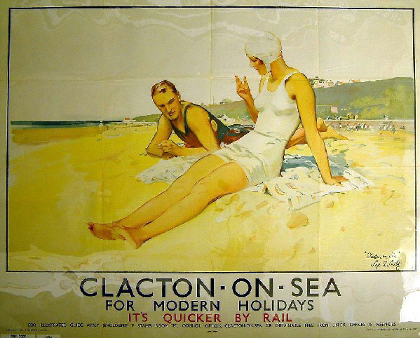 It's Quicker by Rail - Clacton-on-Sea for Modern Holidays