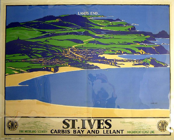 St Ives,Carbis Bay and Lelant (poster)