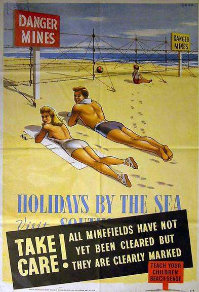 'Take Care! All minefields have not yet been cleared ...' (poster)