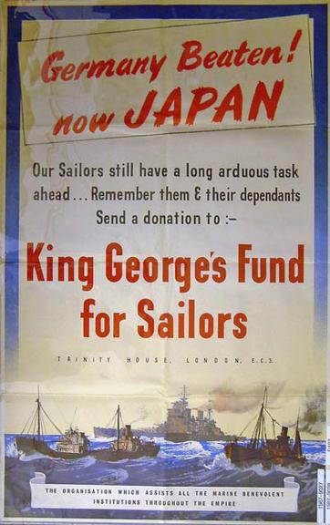Germany beaten! Now Japan! King George's Fund for Sailors.