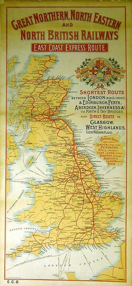 East Coast Express Route (advertising poster)