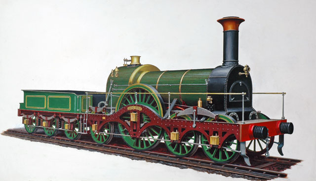 GWR 4-2-2 locomotive Iron Duke by daniel gooch