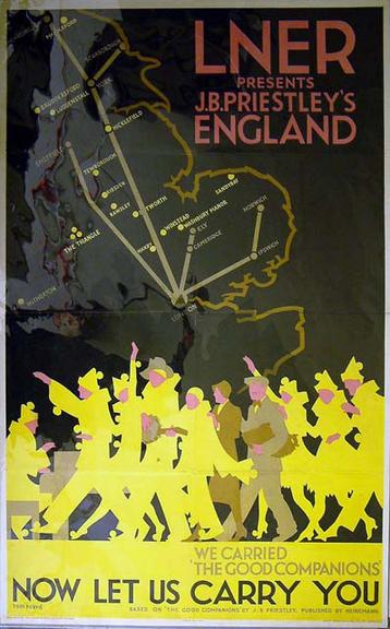 LNER presents J.B. Priestley's England (poster)