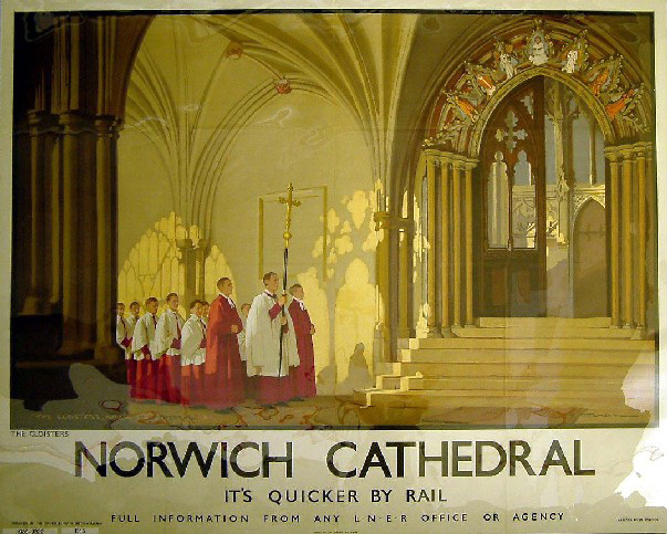 It's Quicker by Rail - Norwich Cathedral