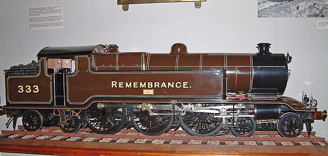 Model steam locomotive 'Remembrance' (model locomotive)