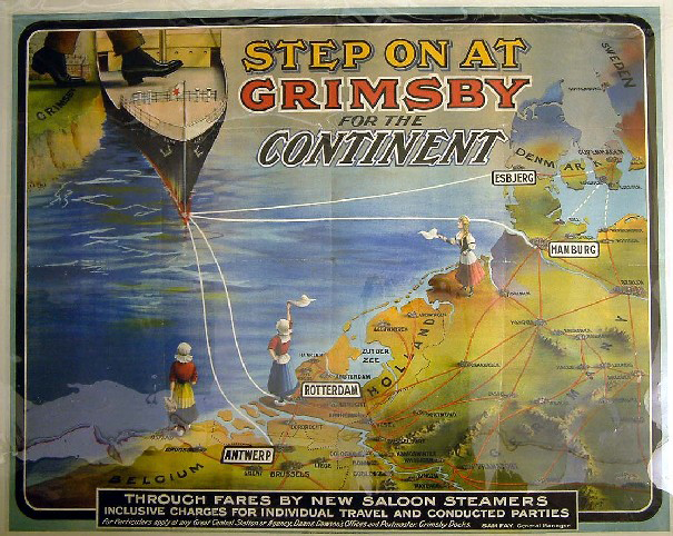 Step on at Grimsby for the Continent