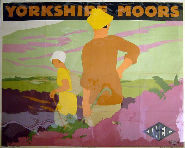 The Yorkshire Moors. (poster)