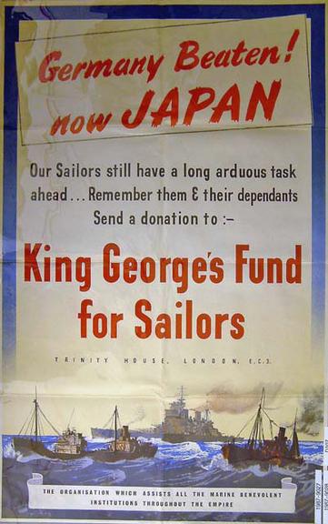 Germany Beaten! Now Japan! King George's Fund for Sailors