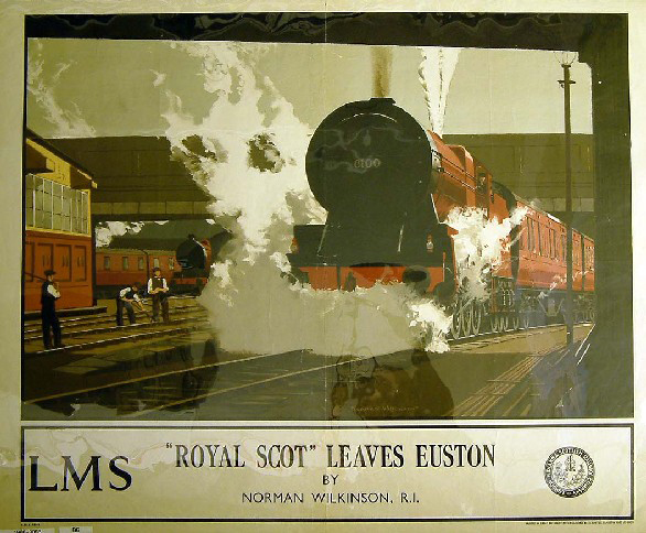 Royal Scot leaves Euston