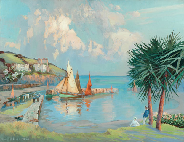 Cornish Riviera (painting; oil painting; poster artwork)