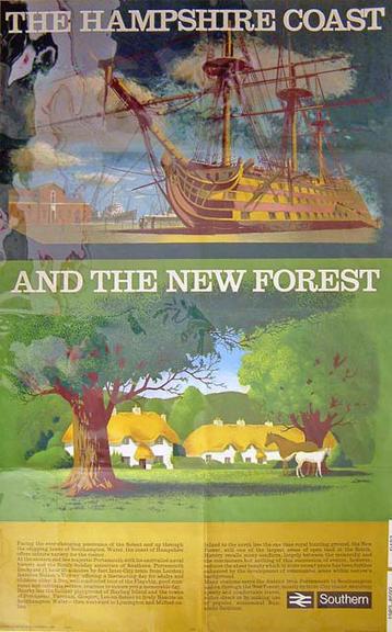 The Hampshire Coast and The New Forest (poster)