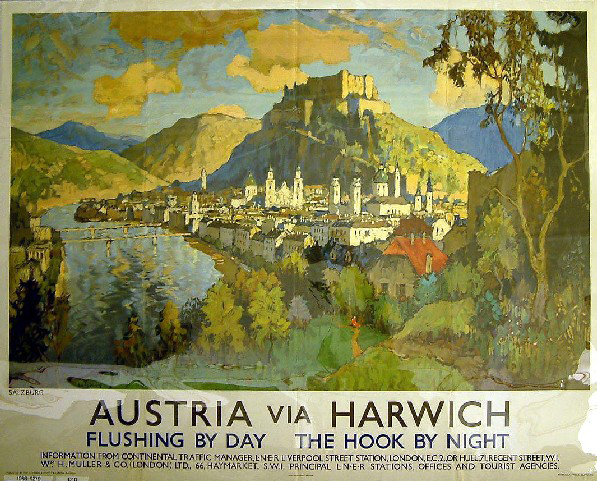 Austria via Harwich