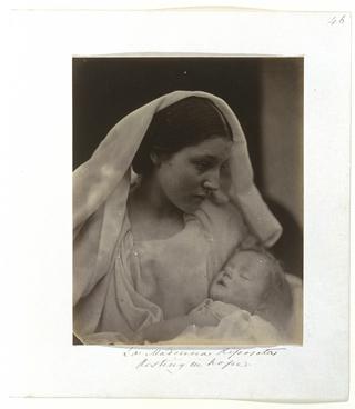 La Madonna Riposta, Resting In Hope', about 1864