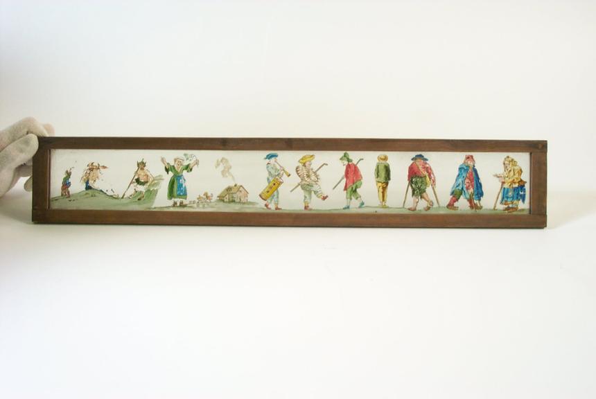 Panoramic magic lantern slide