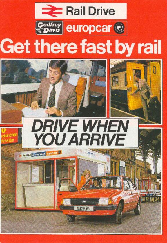 get there fast by rail drive when you arrive (leaflet)