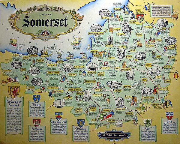 A Map of Somerset