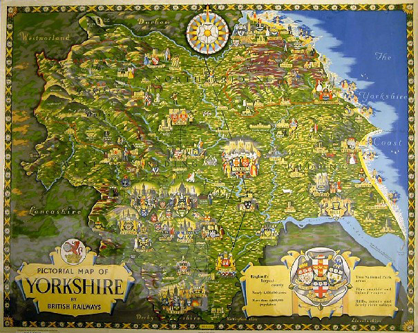 Map of Yorkshire (poster)