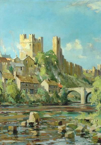 Richmond from the River (painting; oil painting; poster artwork)