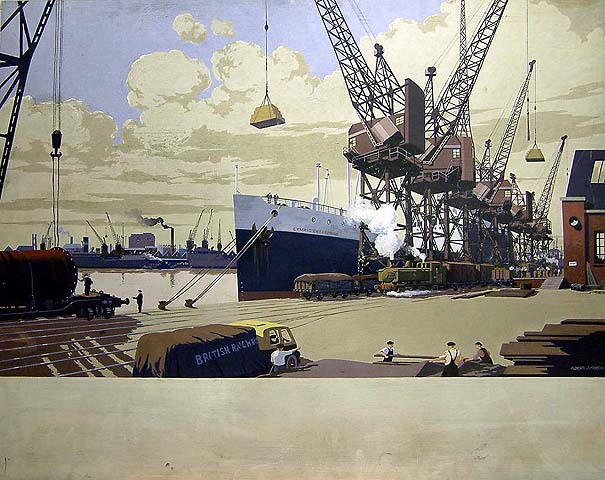 South Wales Docks & Inland Waterways (painting)