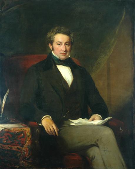 Unidentified seated man (painting; oil painting; portrait)