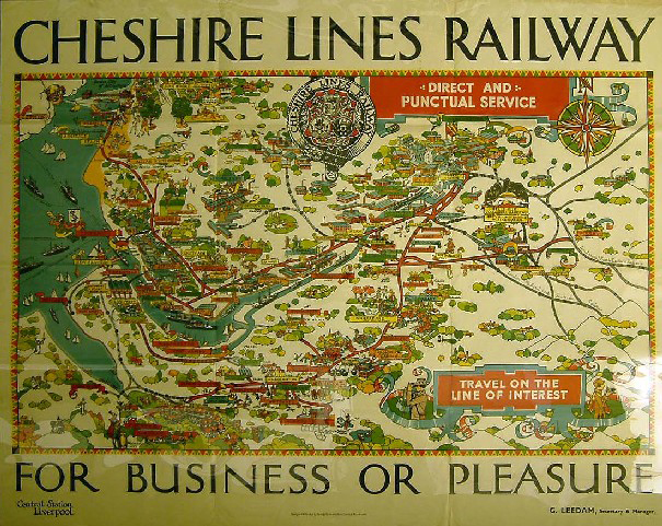 Cheshire Lines Railway for Business or Pleasure (poster)