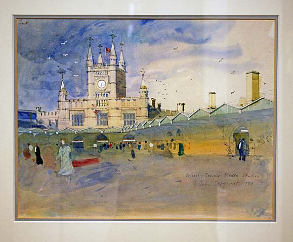 Bristol Temple Meads Station (painting; watercolour)