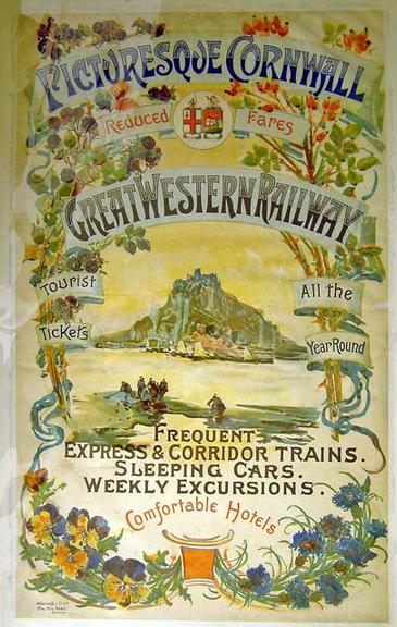 Picturesque Cornwall (poster)