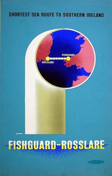 Fishguard - Rosslare (painting; poster artwork)