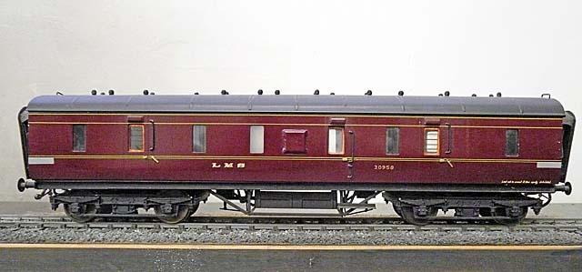 London Midland & Scottish Railway brake No. 30958 (model railway carriage)