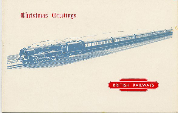 Christmas greetings British Railways