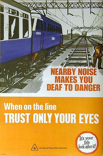 Nearby Noise Makes You Deaf to Danger (poster)