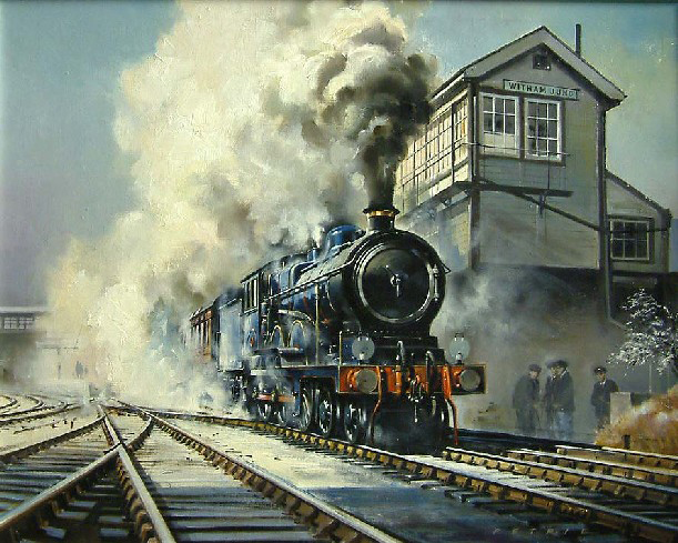 Great Eastern Railway 4-6-0 express locomotive (painting)