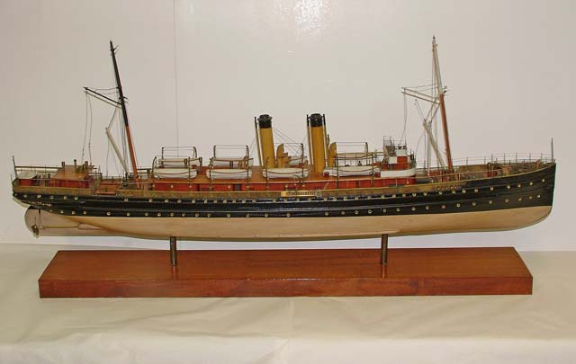 Model of twin-screw steamship 'Dresden', c1897 (model ship)