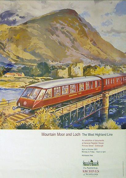 Mountain, Moor and Loch (poster (reproduction))