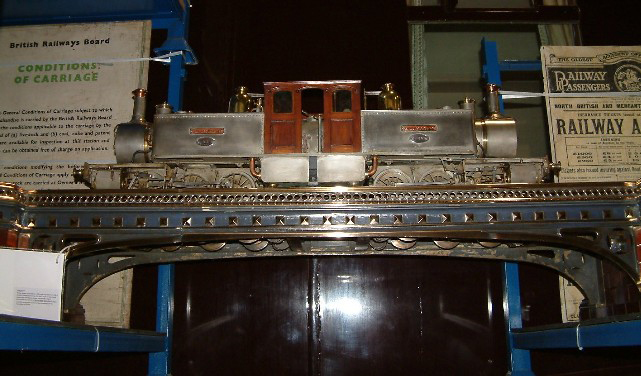 Fairlie steam locomotive model (model - representation; steam locomotive)