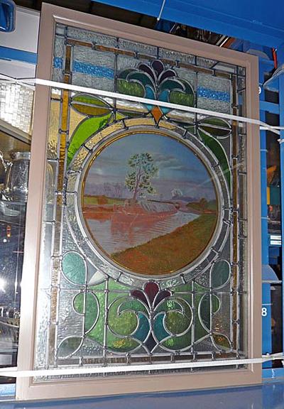 Stained Glass  sheet- North Staffordshire Railway