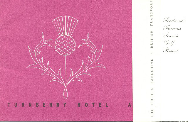 turnberry hotel, ayrshire (brochure)