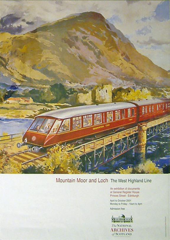 Mountain, Moor and Loch (poster (reproduction))