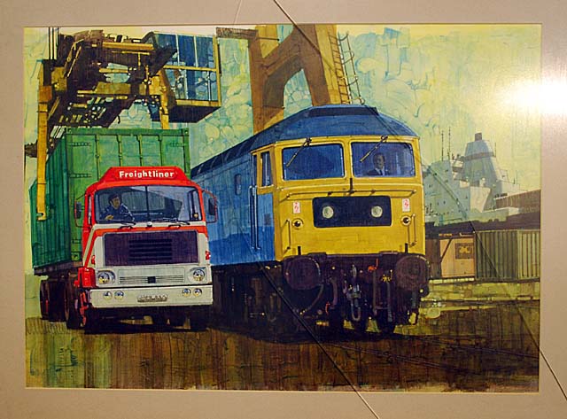 Freightliner (painting; watercolour)