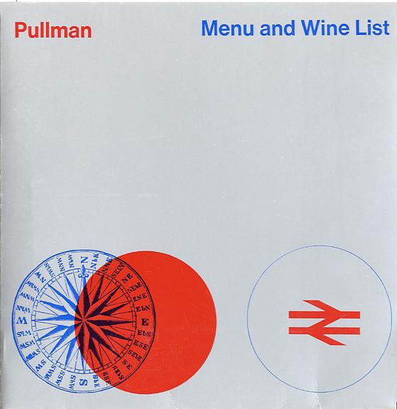 pullman menu and wine list (menu)