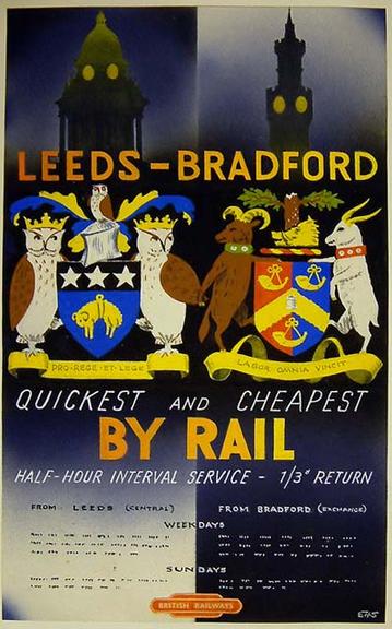 Leeds Bradford Interval Service (painting; poster artwork)