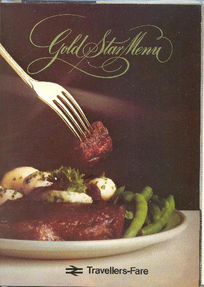 100 years of refreshment travellers fare gold star menu