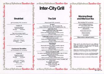 100 years of refreshment travellers fare intercity grill
