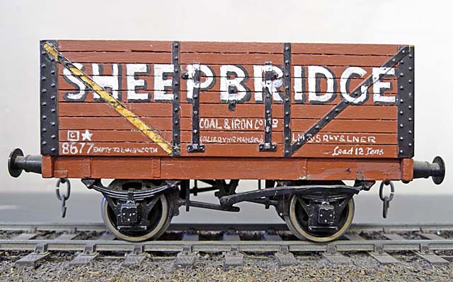 Sheepbridge Coal & Iron Company Limited open wagon (model railway wagon)