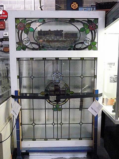 Stained glass window panel, Lancashire & Yorkshire Railway